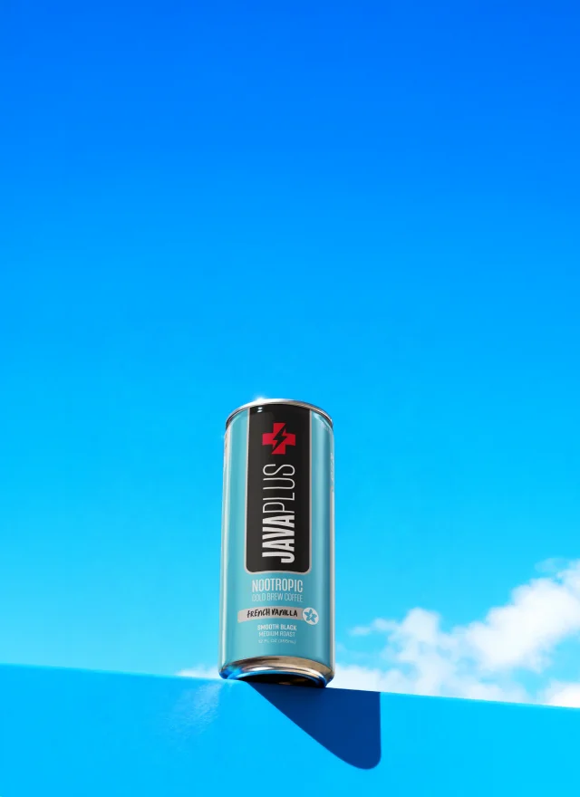 A third JavaPlus flavor against a blue sky