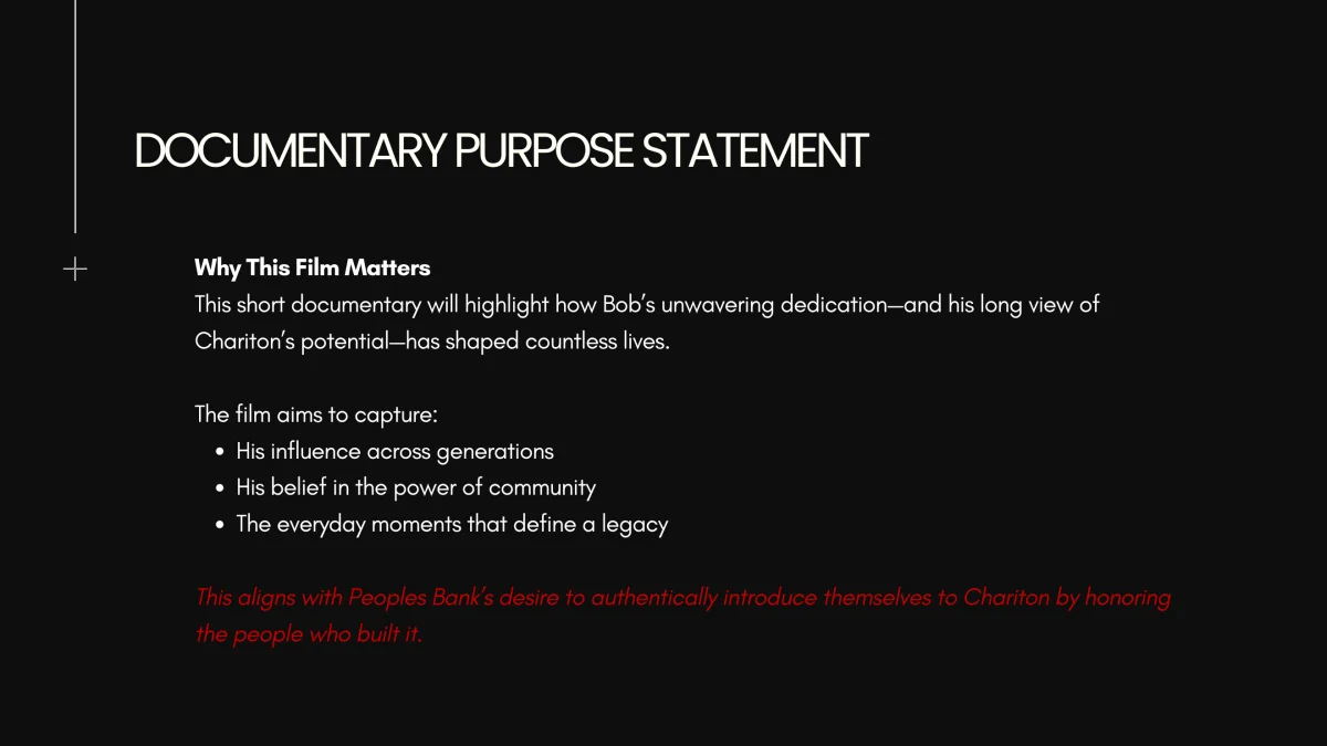 Bobby creative brief slide