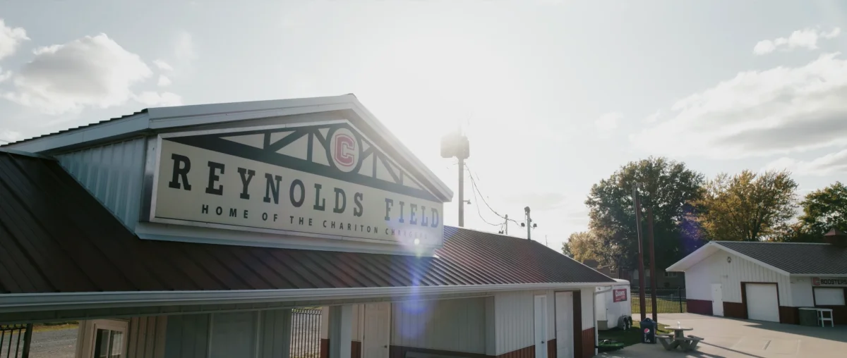 Reynolds Field, home of the Chariton Chargers — featured location in the Bobby documentary